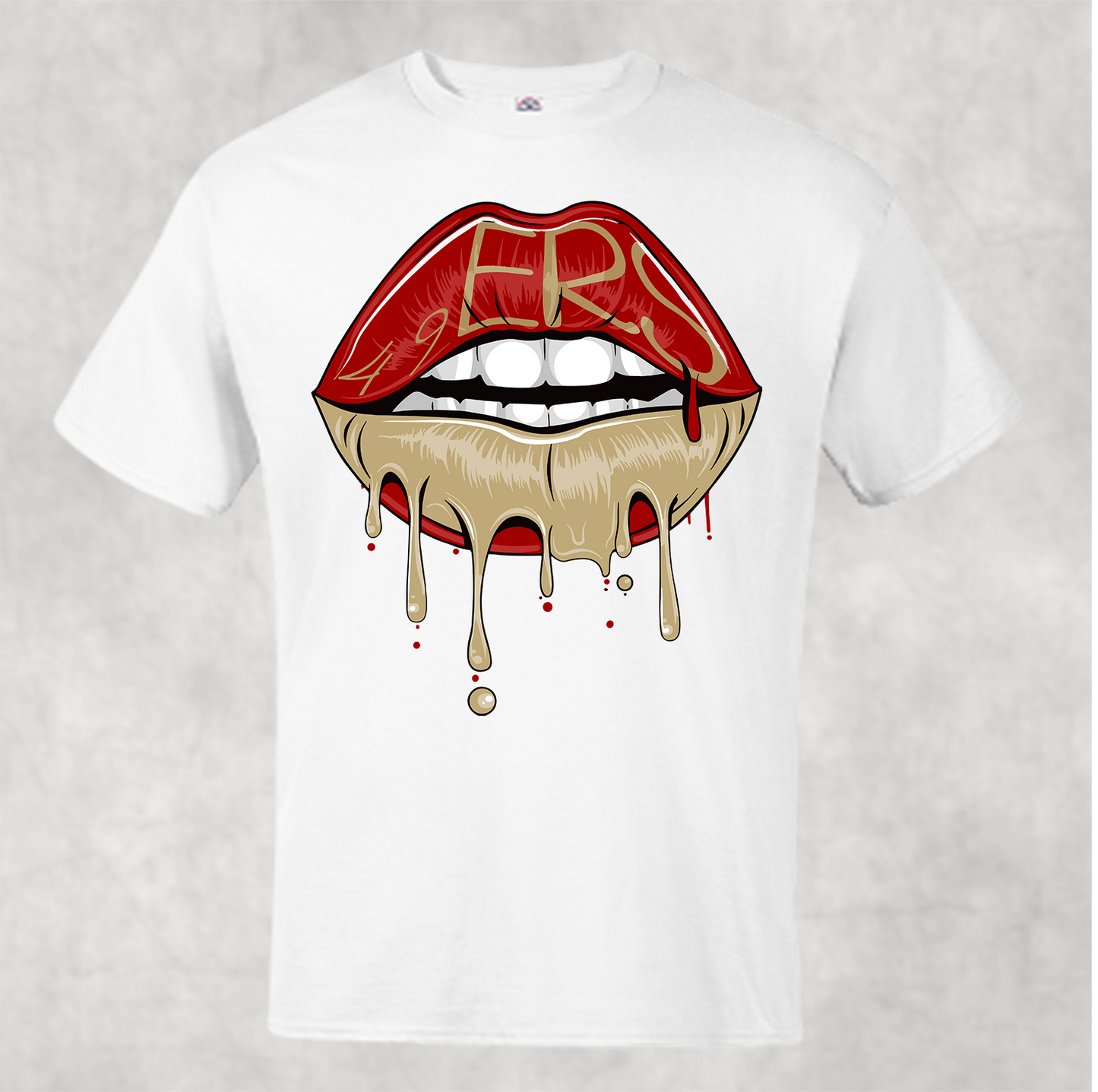 49ers Dripping Lips Shirt