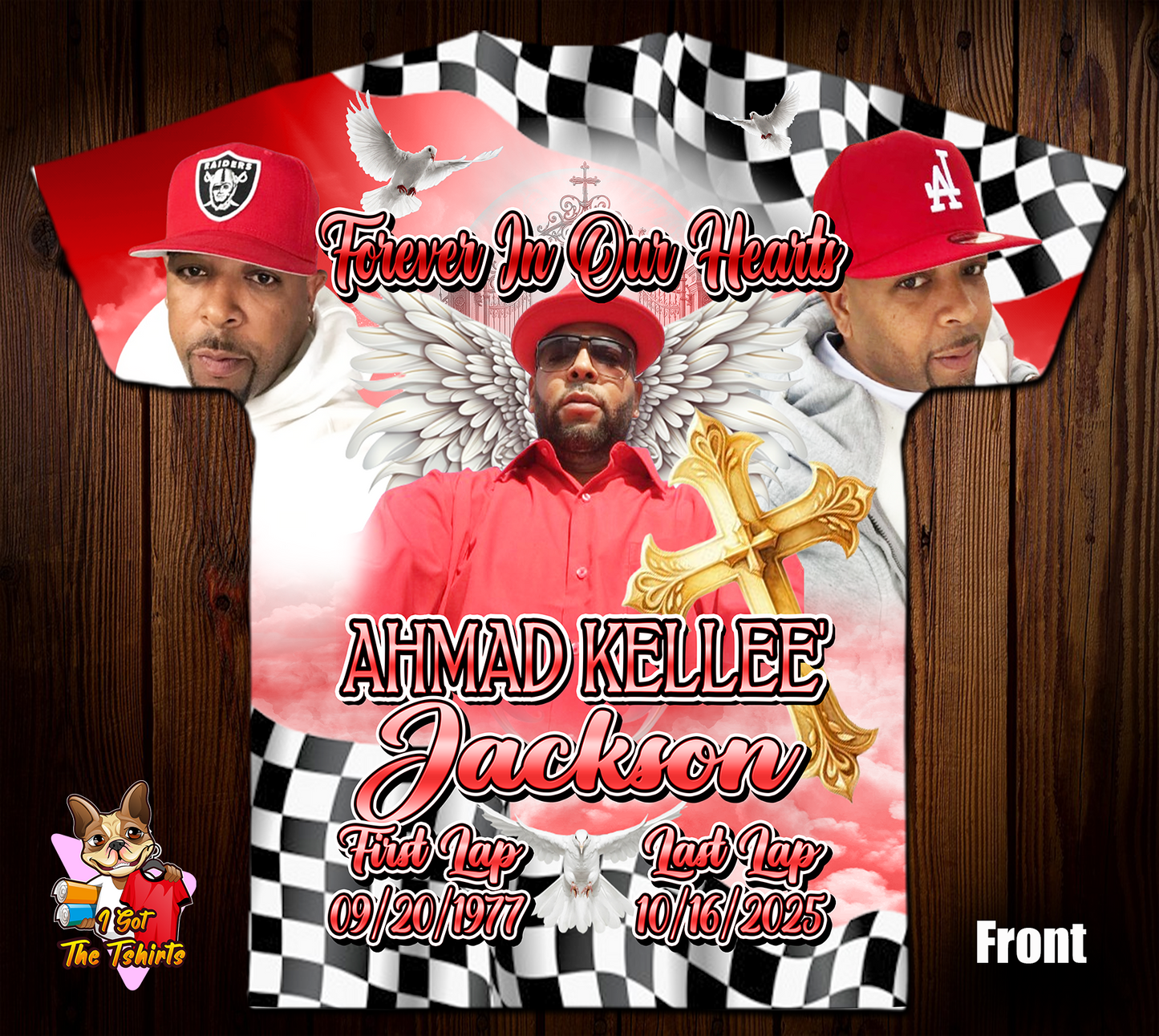 Ahmad Kellee' Jackson Memorial 3D/Allover Shirt