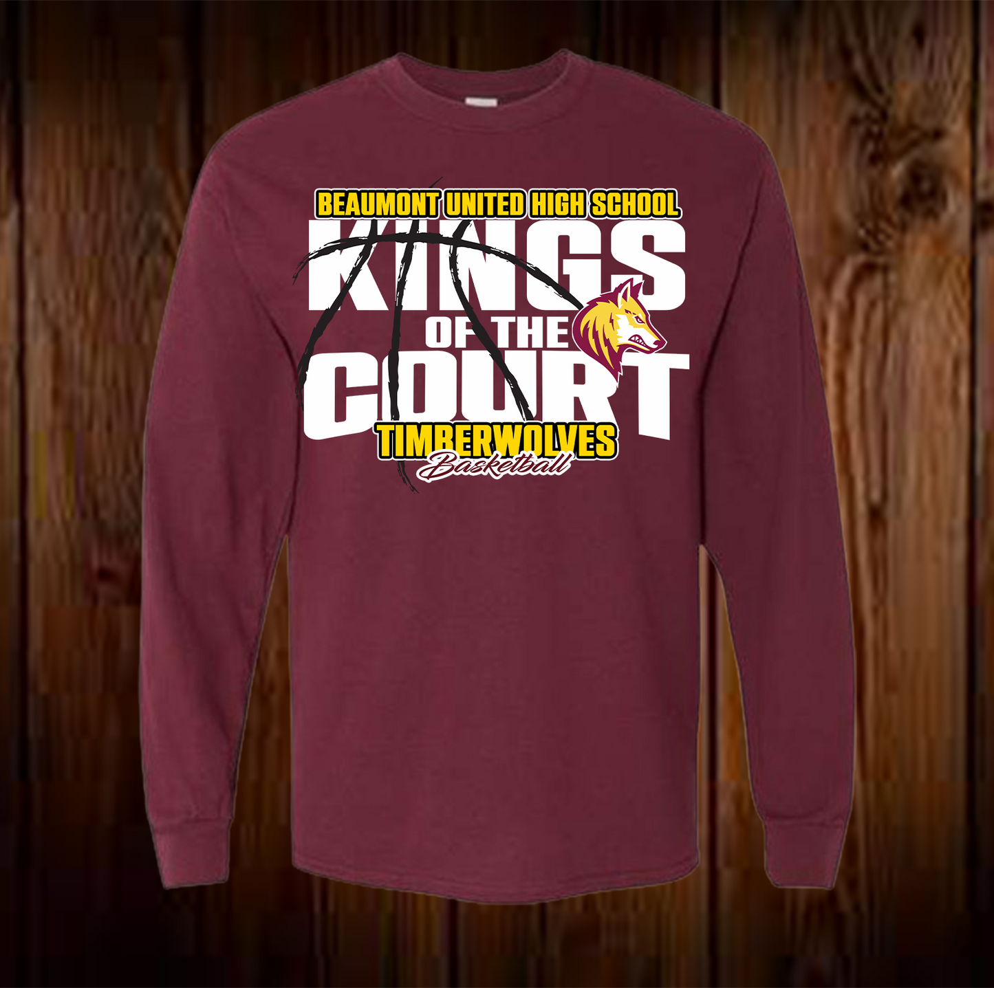 BU Kings Of The Court Timberwolves Shirt