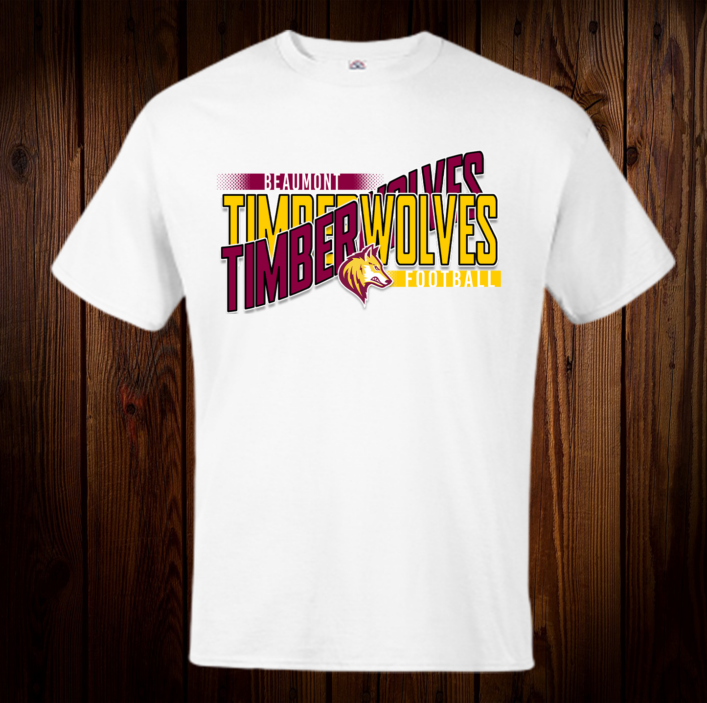 Beaumont Timberwolves Wave Football Shirt