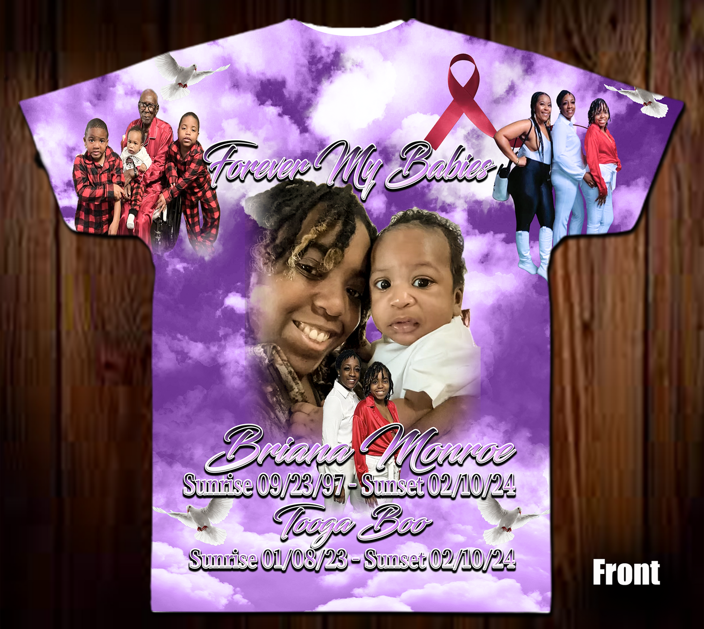 Briana And Von Memorial Shirt #3