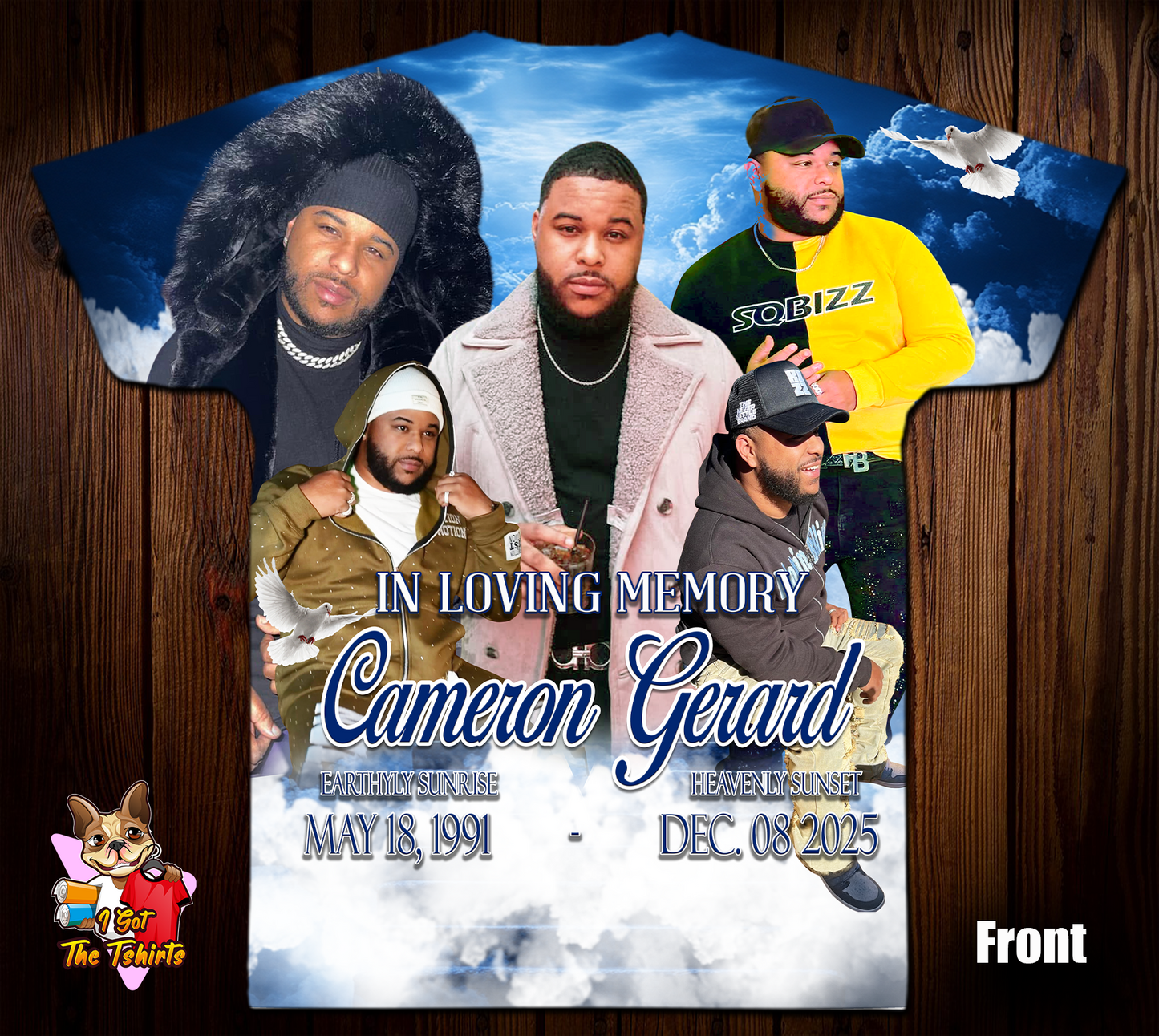 Cameron Gerard Memorial 3D/Allover Shirt