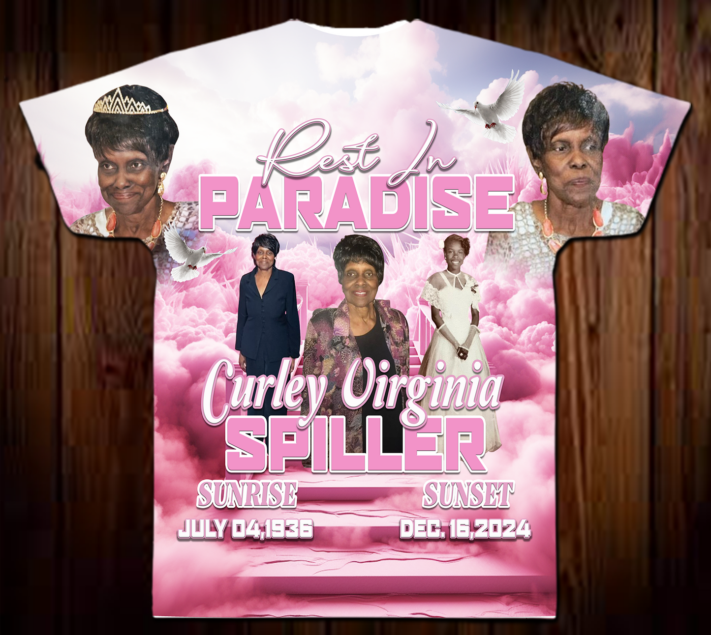 Curley Virginia Spiller Memorial Shirt