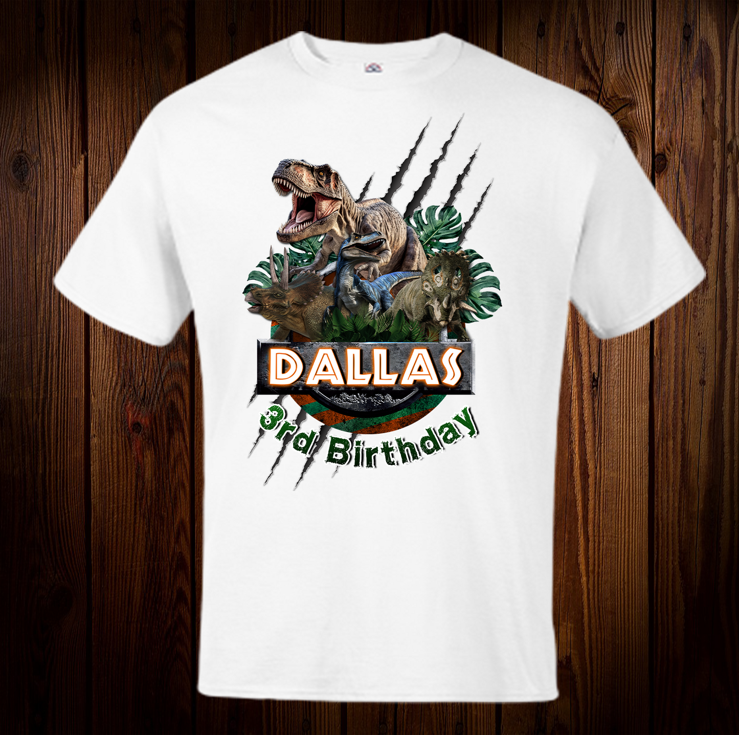 Dallas's 3rd Birthday Shirt