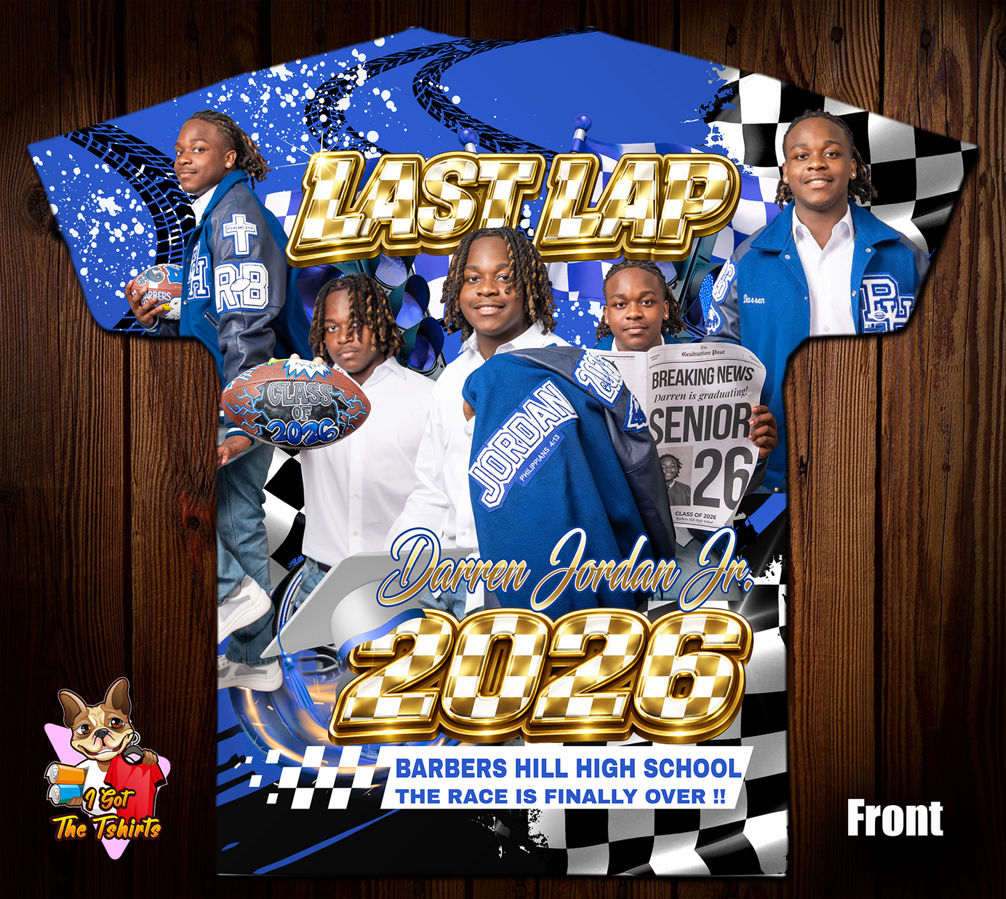 Darren Jordan Jr. Grad Shirt