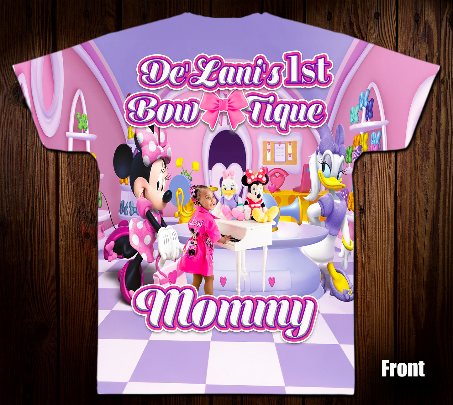 De'Lani's 1st Birthday 3D/Allover Shirt