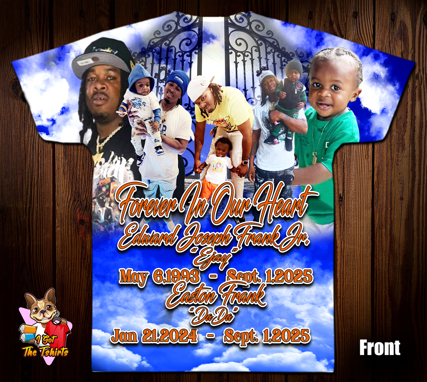Edward Frank Jr. & Easton Frank Memorial 3D/Allover Shirt