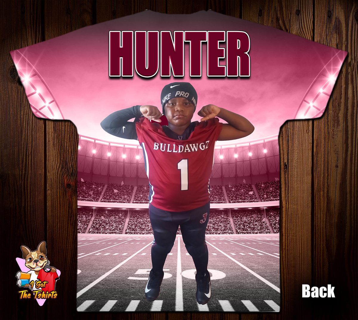 Hunter 1 Jasper Bulldawgz 3D/Allover Shirt