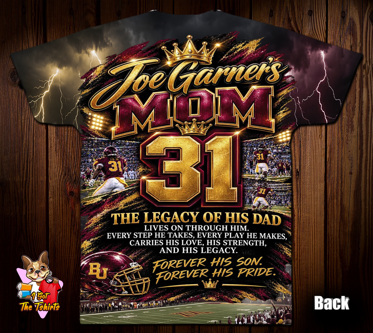 Joe Garner;s Mom 3D/Allover Shirt