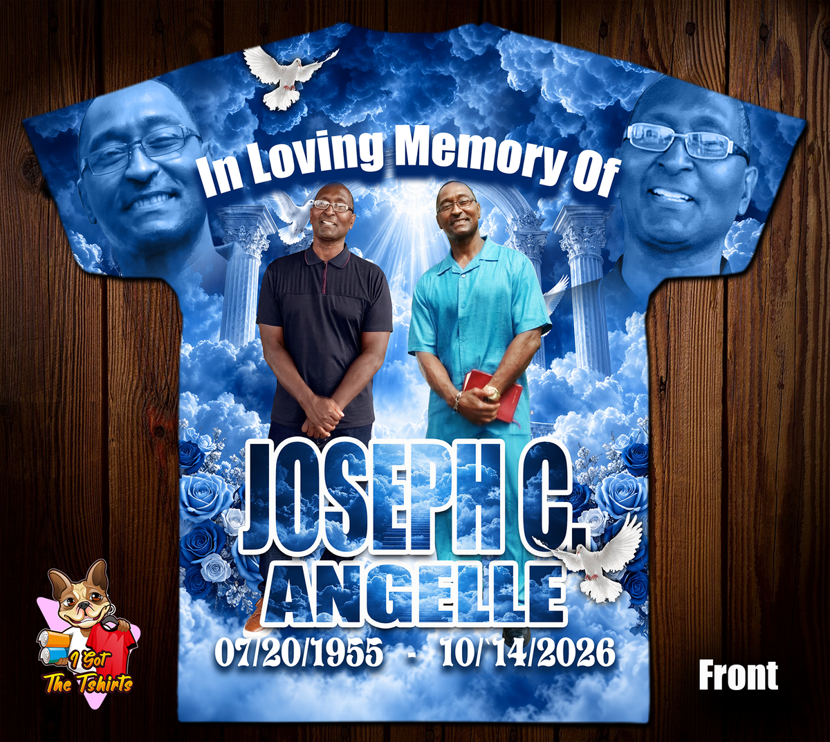 Joseph C. Angelle Memorial 3D/Allover Shirt