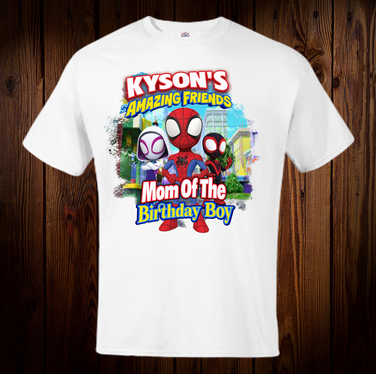 Kyson's Amazing Friends Birthday Shirt