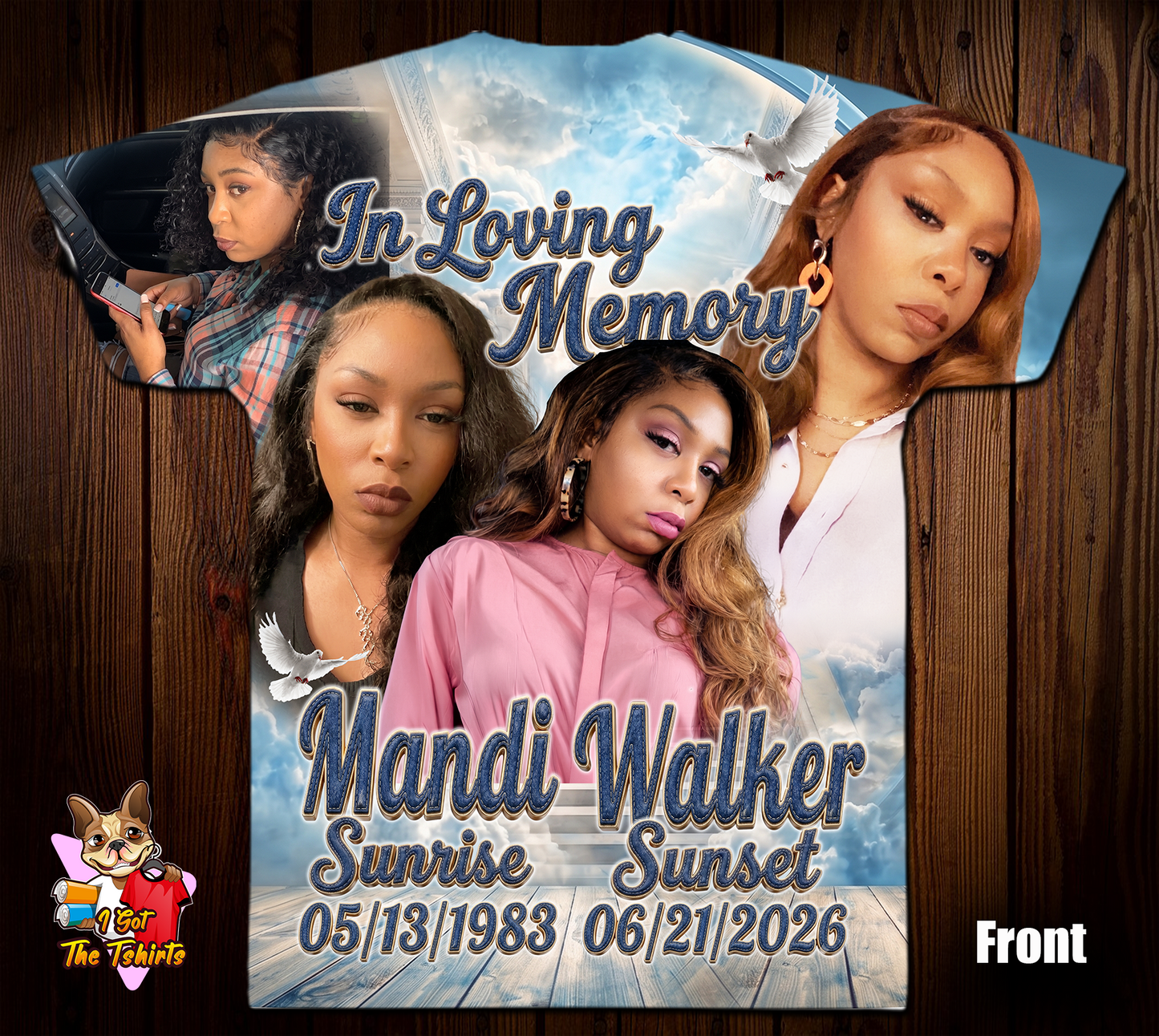 Mandi Walker Memorial 3D/Allover Shirt