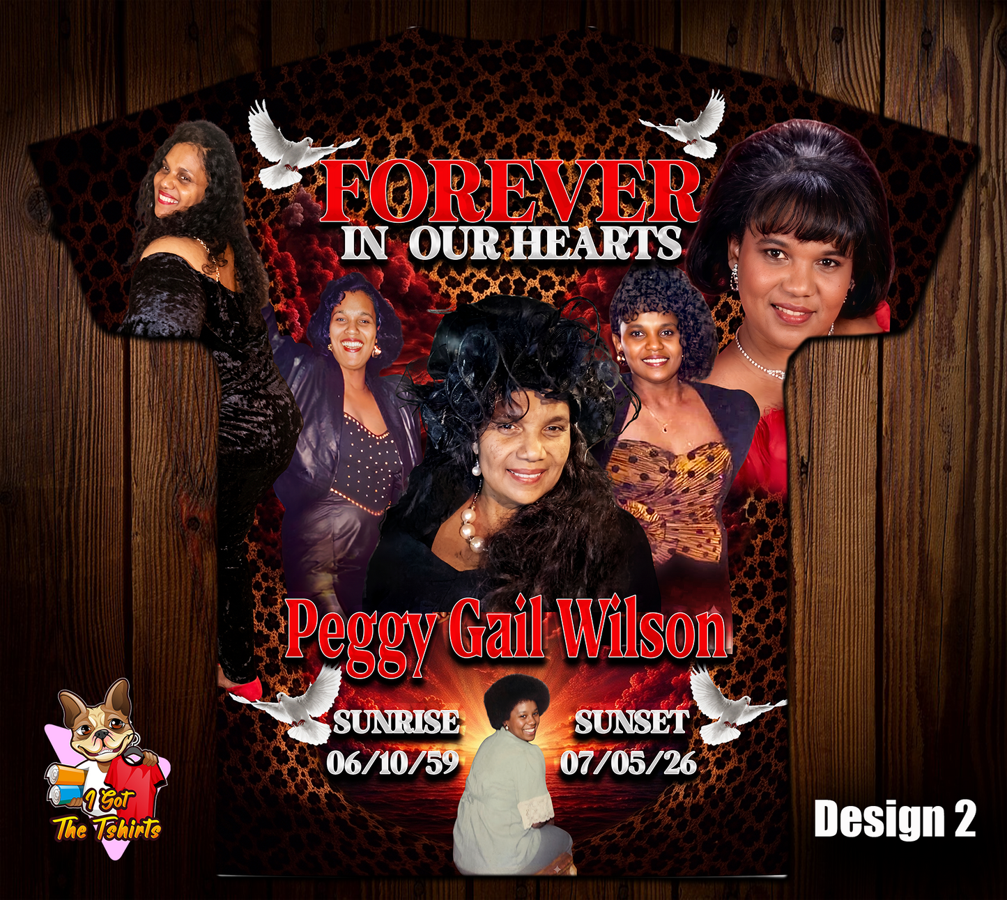 Peggy Gail Wilson Memorial 3D/Allover Shirt