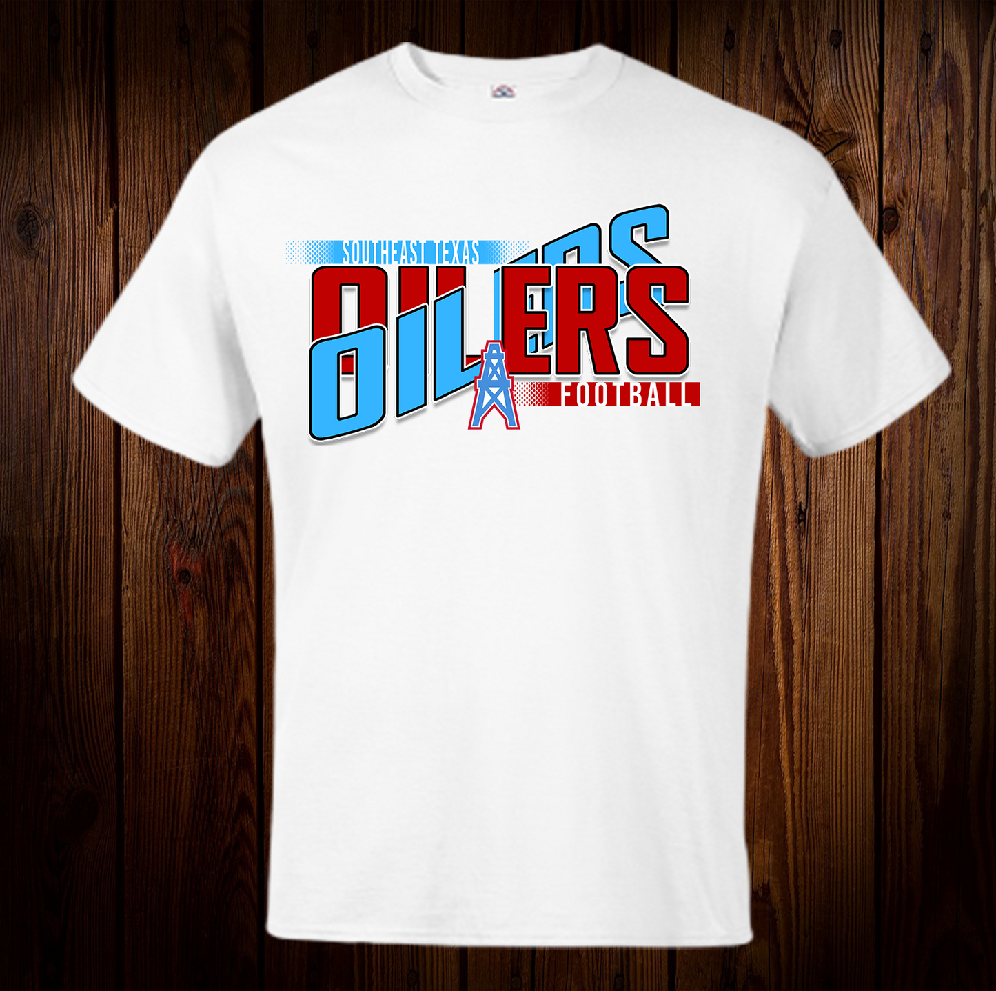 SETX Oilers Wave Football Shirt