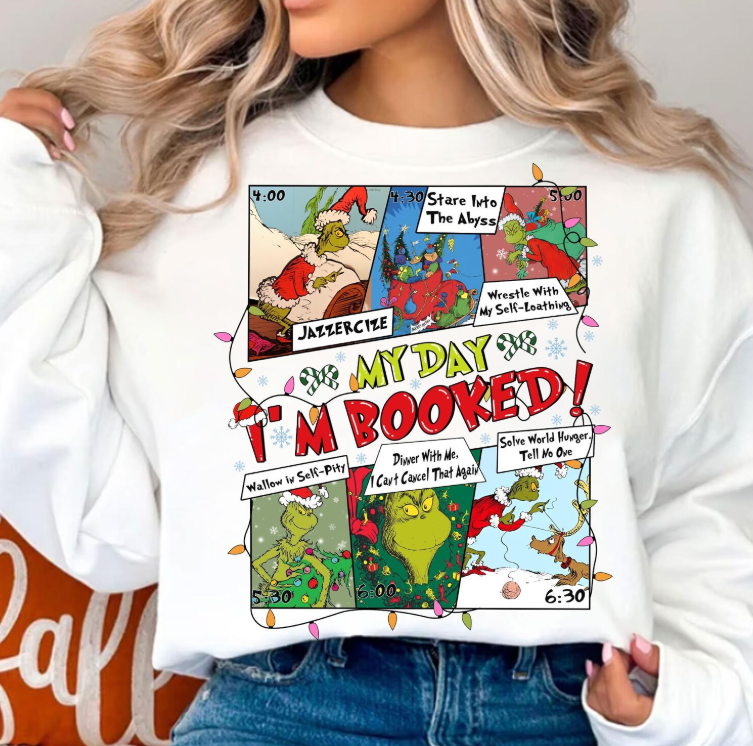 Grinch My Day I'm Booked