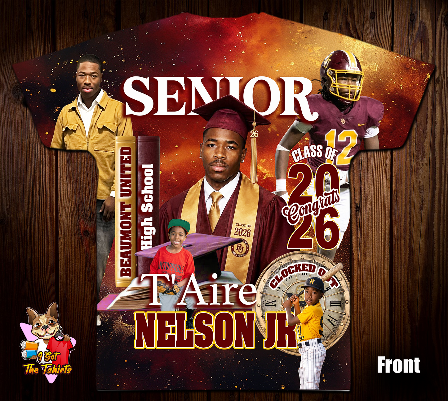 T'Aire Nelson Jr.2 Grad Shirt