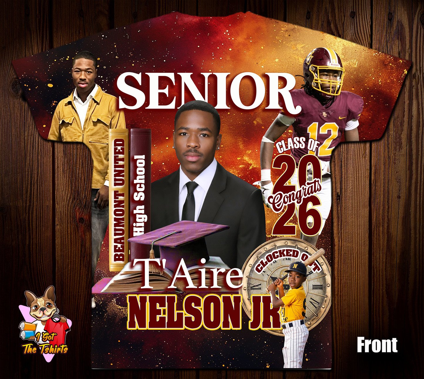 T'Aire Nelson Jr. Grad Shirt
