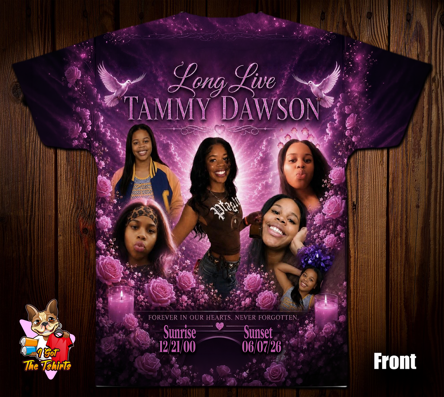 Tammy Dawson Memorial 3D/Allover Shirt