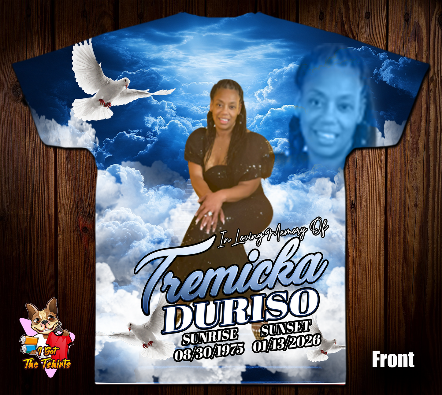 Tremicka Duriso Memorial 3D/Allover Shirt