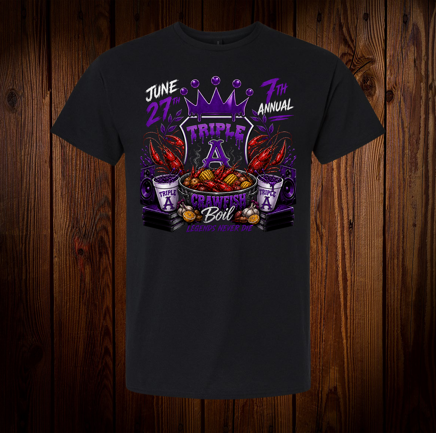 Triple A 7th Annual Crawfish Boil Shirt