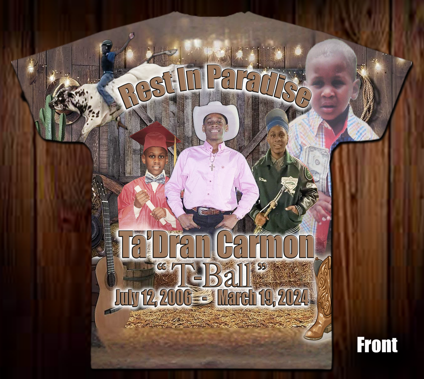 Ta'dron Carmon Memorial Shirt