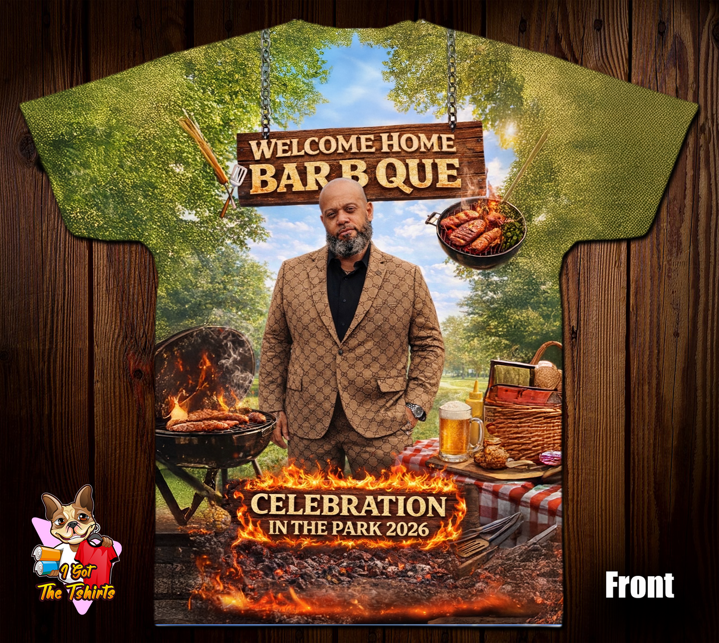 Welcome Home. 3D/Allover Shirt