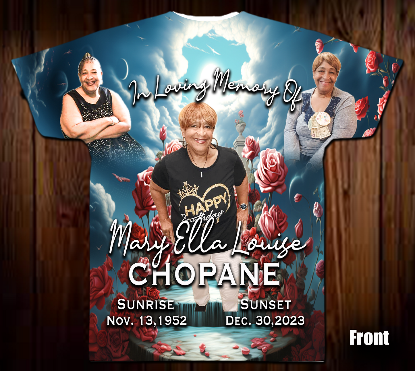 Mary Chopane Memorial Shirt