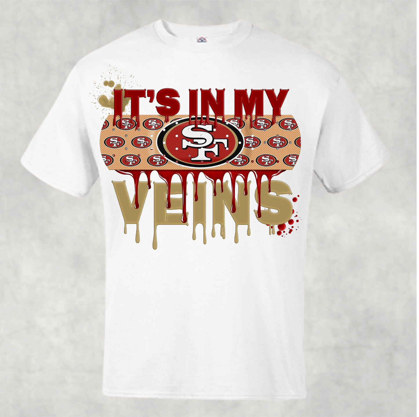 49ers It's In My Veins Shirt