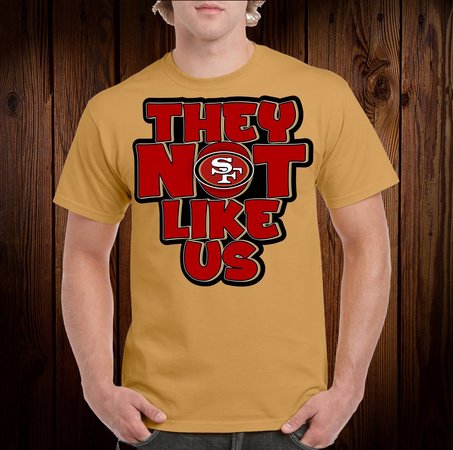 Niners They Not Like Us Spirit Shirt