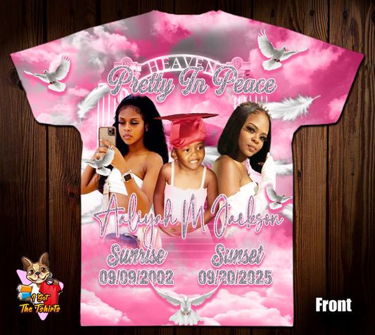 Aaliyah M Jackson Memorial 3D/Allover Shirt