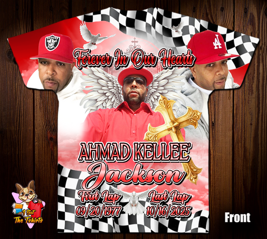 Ahmad Kellee' Jackson Memorial 3D/Allover Shirt
