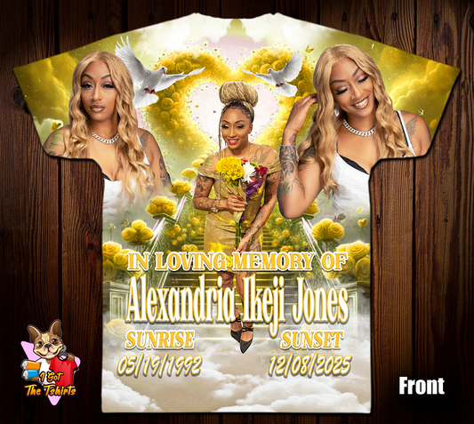 Alexandria Ikeji Jones Memorial 3D/Allover Shirt