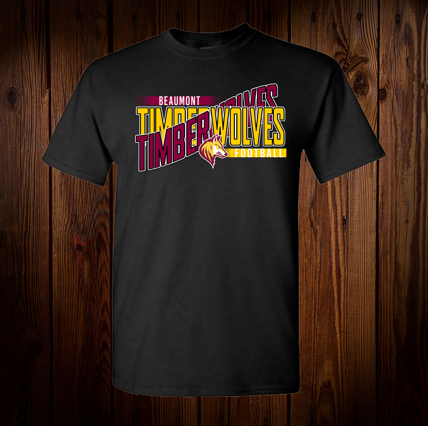 Beaumont Timberwolves Wave Football Shirt