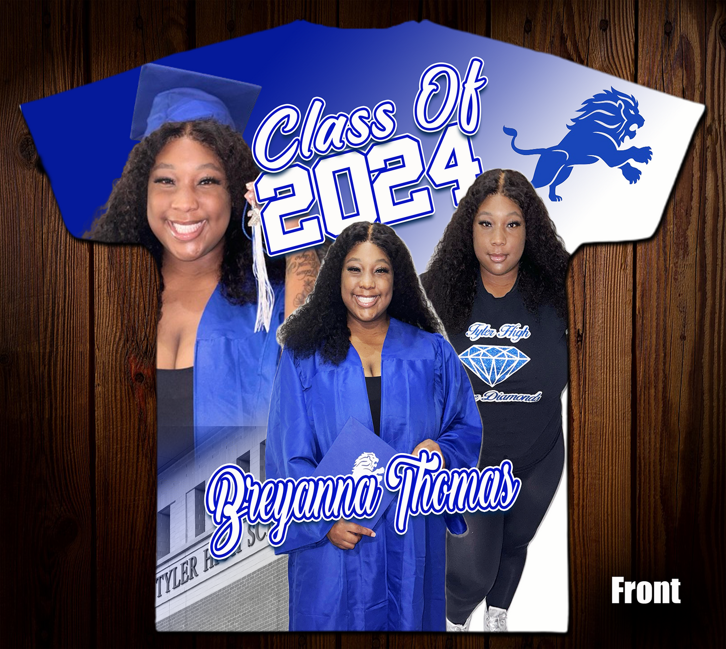 Breyanna's 3D/Allover Grad Shirt