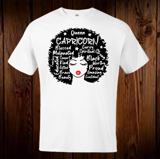 Capricorn Afro Shirt