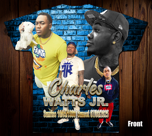 Charles Watts Jr. Memorial 3D/Allover Shirt