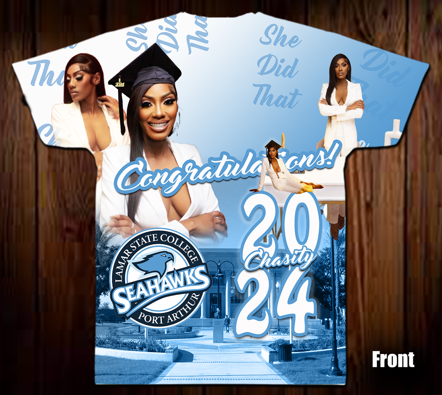 Chasity3D/Allover Grad Shirt