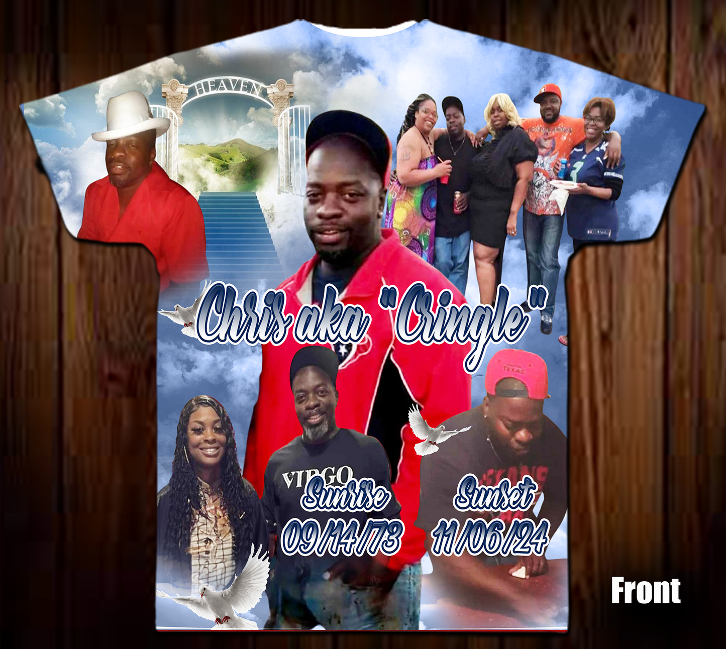 Chris aka “Cringle”  Memorial Shirt