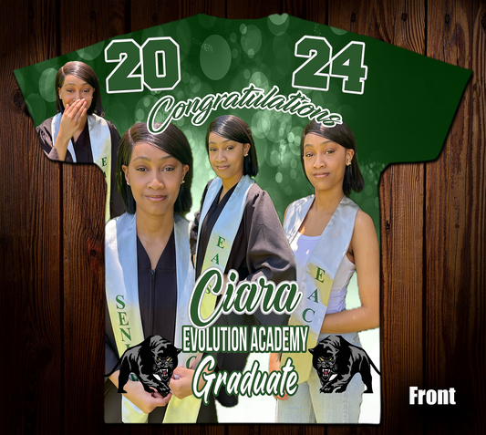 Ciara 3D/Allover Grad Shirt