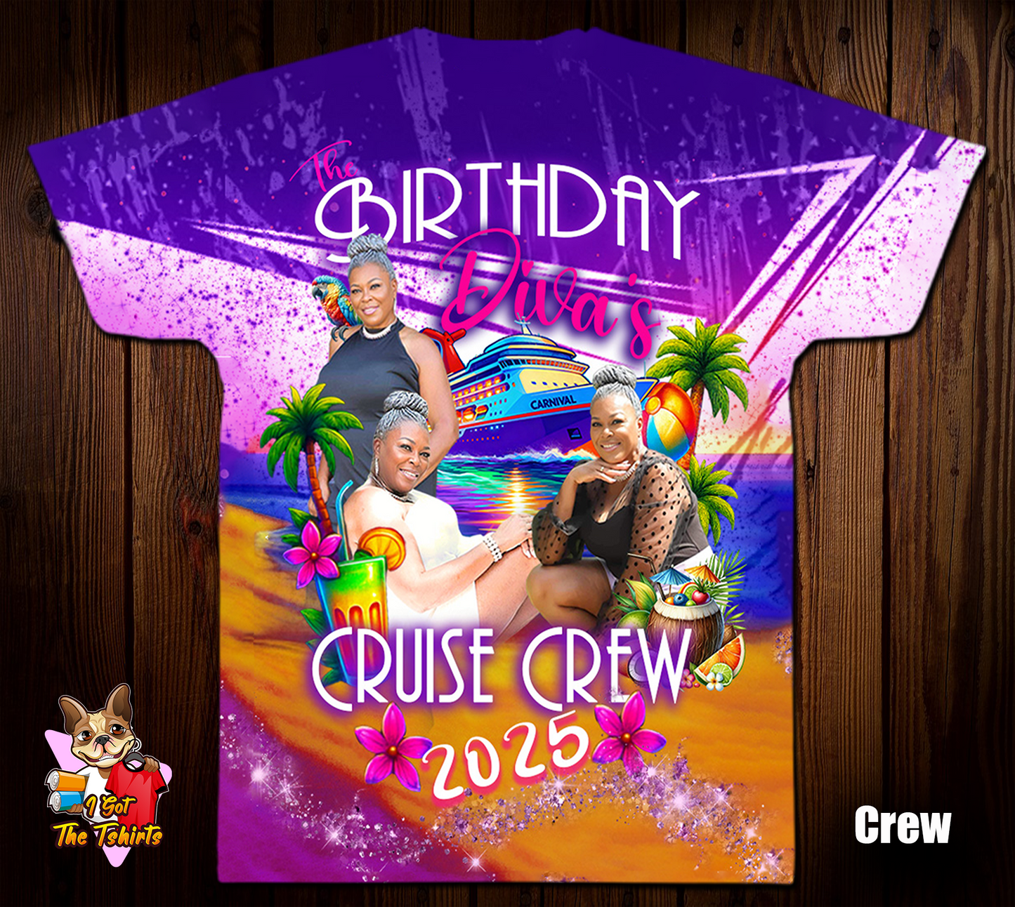 Birthday Diva's Crew Shirt