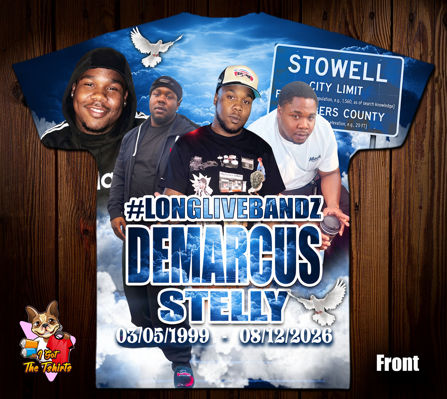 DeMarcus Stelly Memorial 3D/Allover Shirt