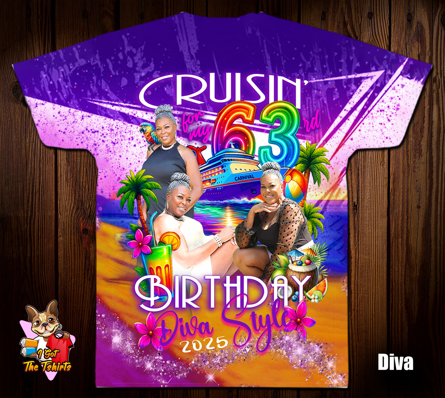 Birthday Diva's Crew Shirt