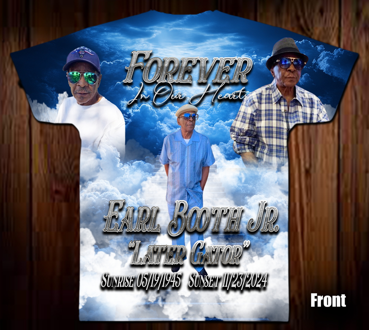 Earl Booth Jr. Memorial Shirt