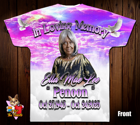 Ella Mae Lee Memorial 3D/Allover Shirt