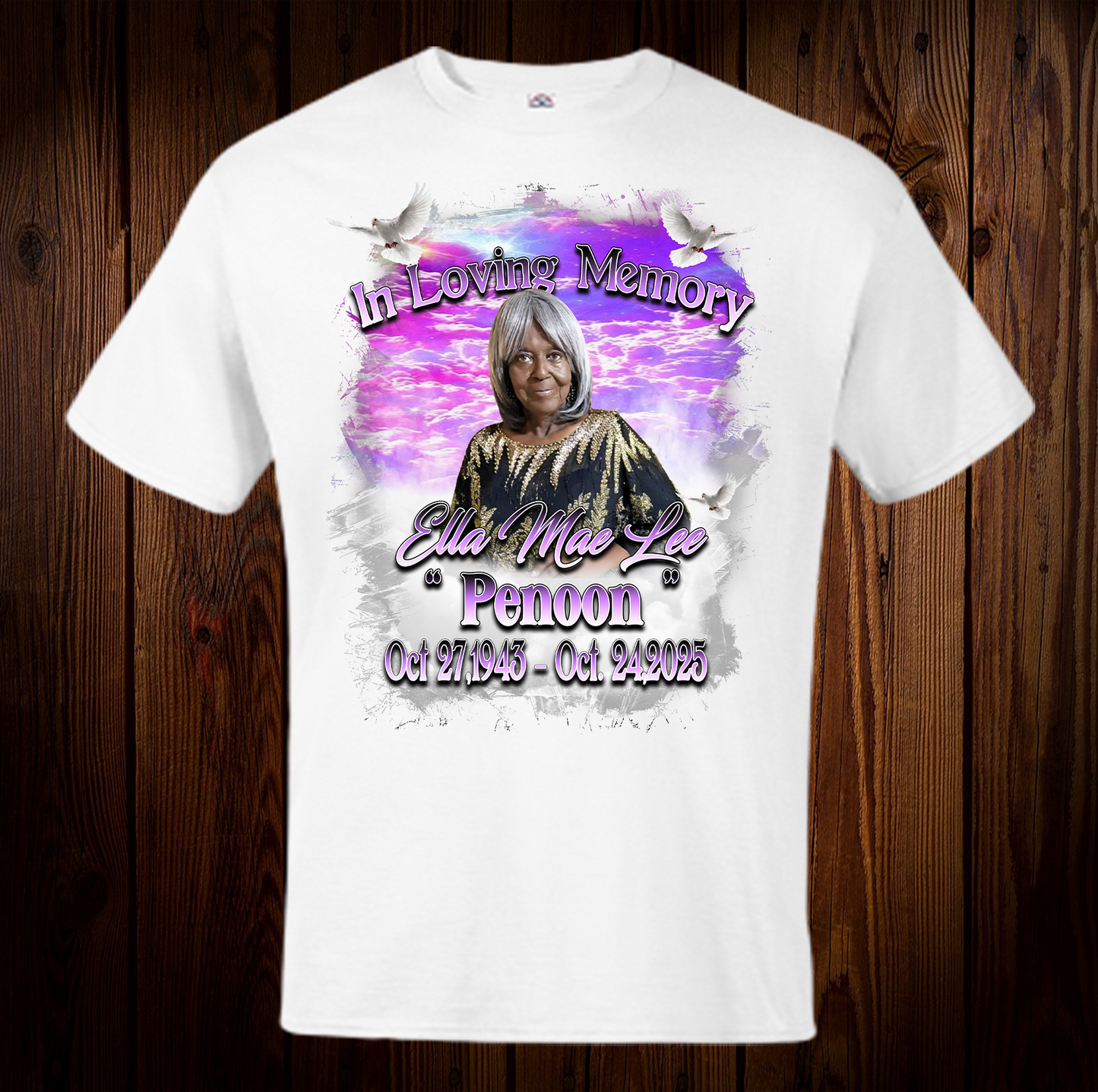 Ella Mae Lee Memorial 3D/Allover Shirt