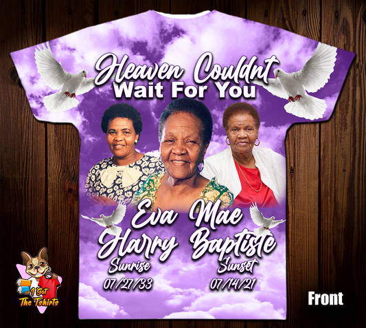 Eva Mae Harry Baptiste Memorial 3D/Allover Shirt