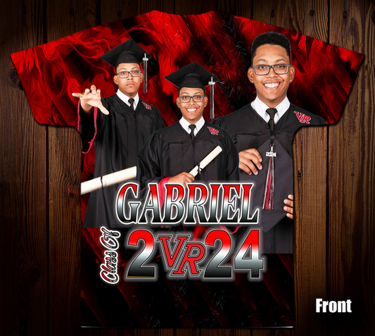 Gabriel's 3D/Allover Grad Shirt