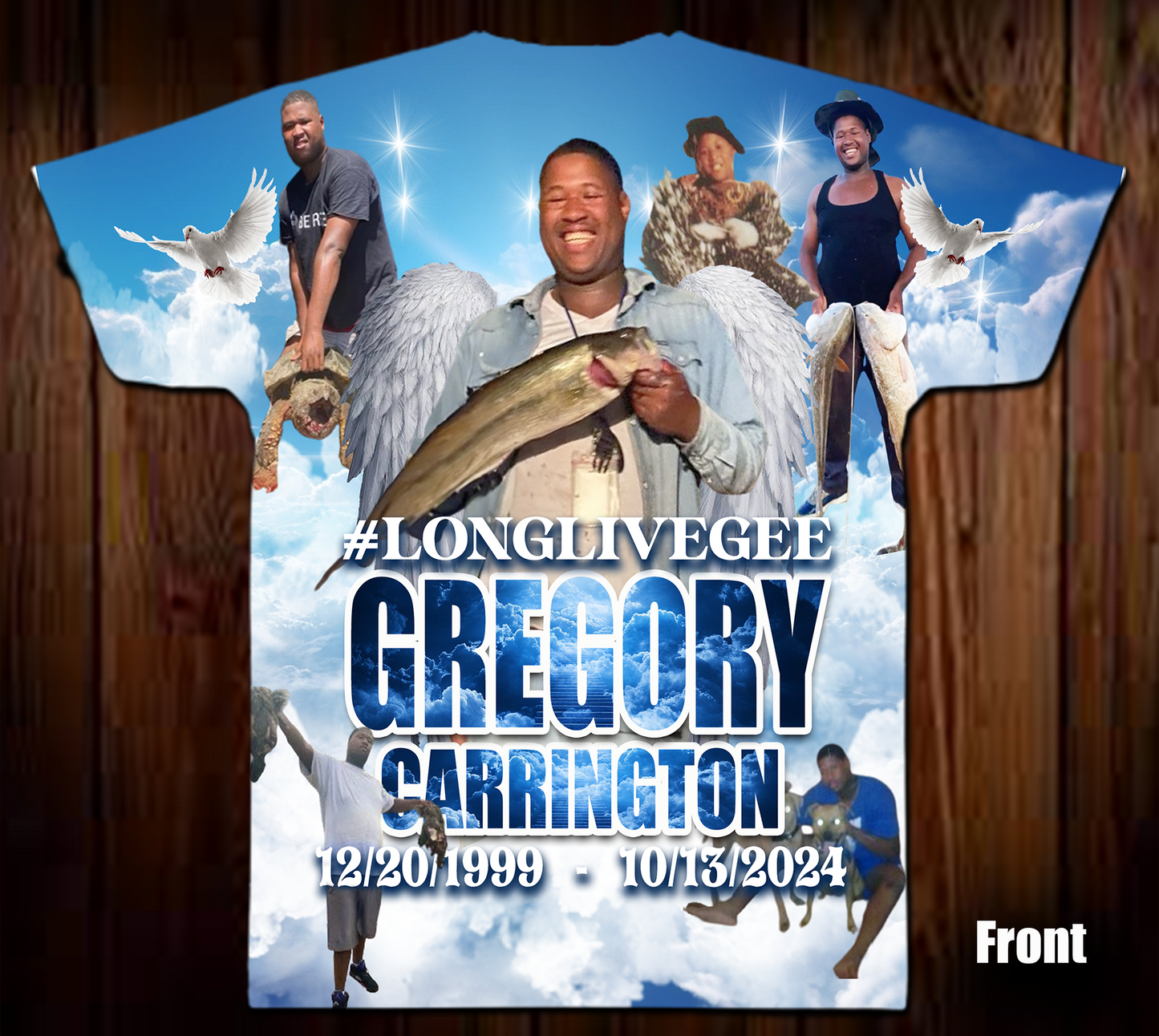 Gregory Carrington Memorial Shirt