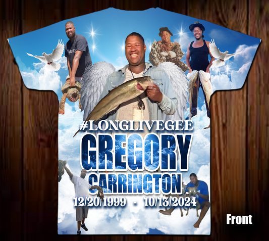 Gregory Carrington Memorial Shirt