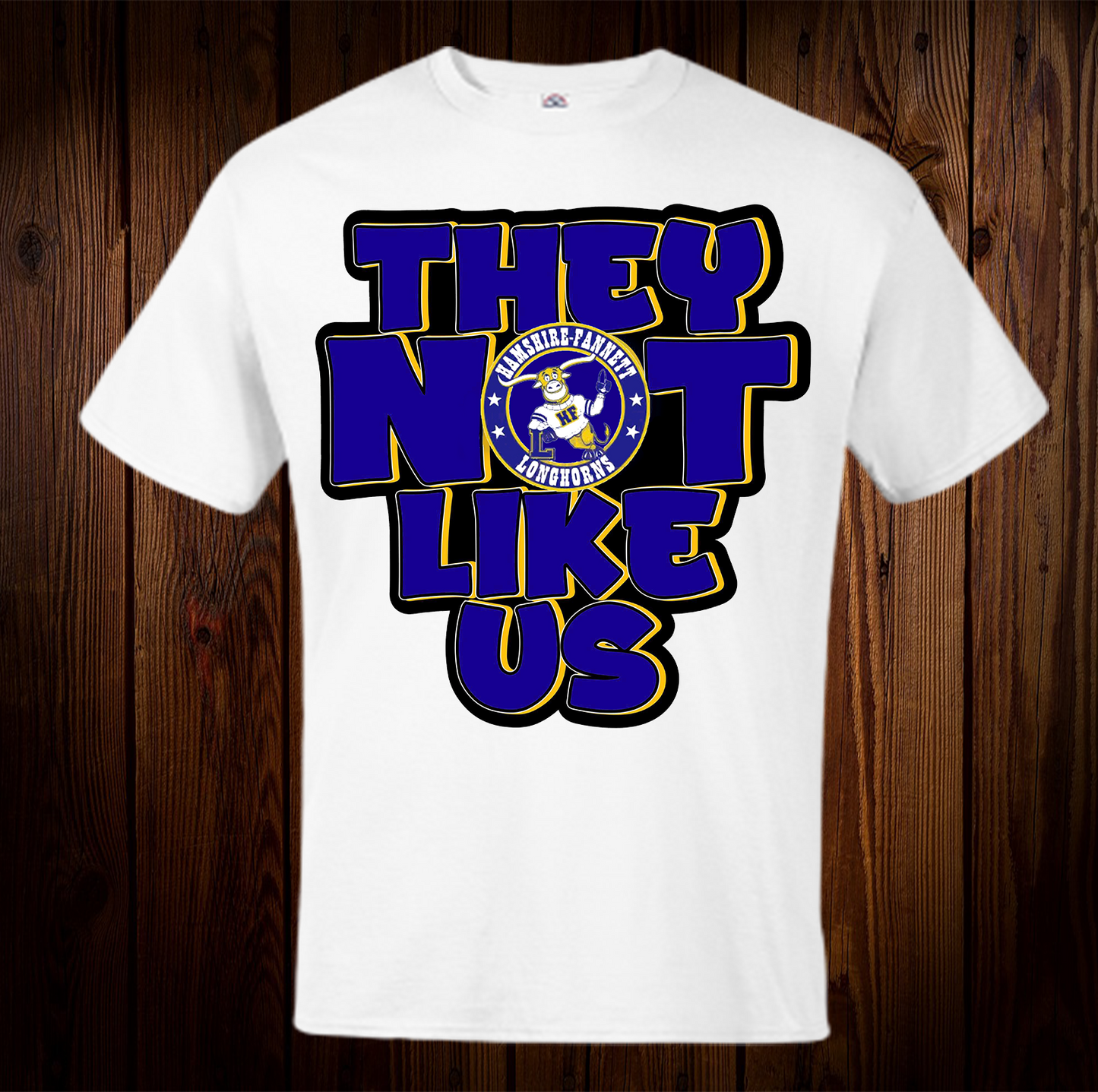 Hamshire-Fannett They Not Like Us Spirit Shirt